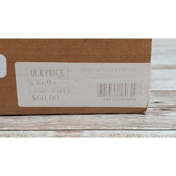 Kelly & Katie Frisisi Womens Size 8.5 Black Slip On Peep Toe Block Pump Heels - Picture 11 of 11